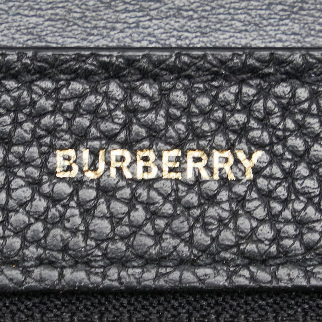 Burberry Black Leather Wallet (Bi-Fold)