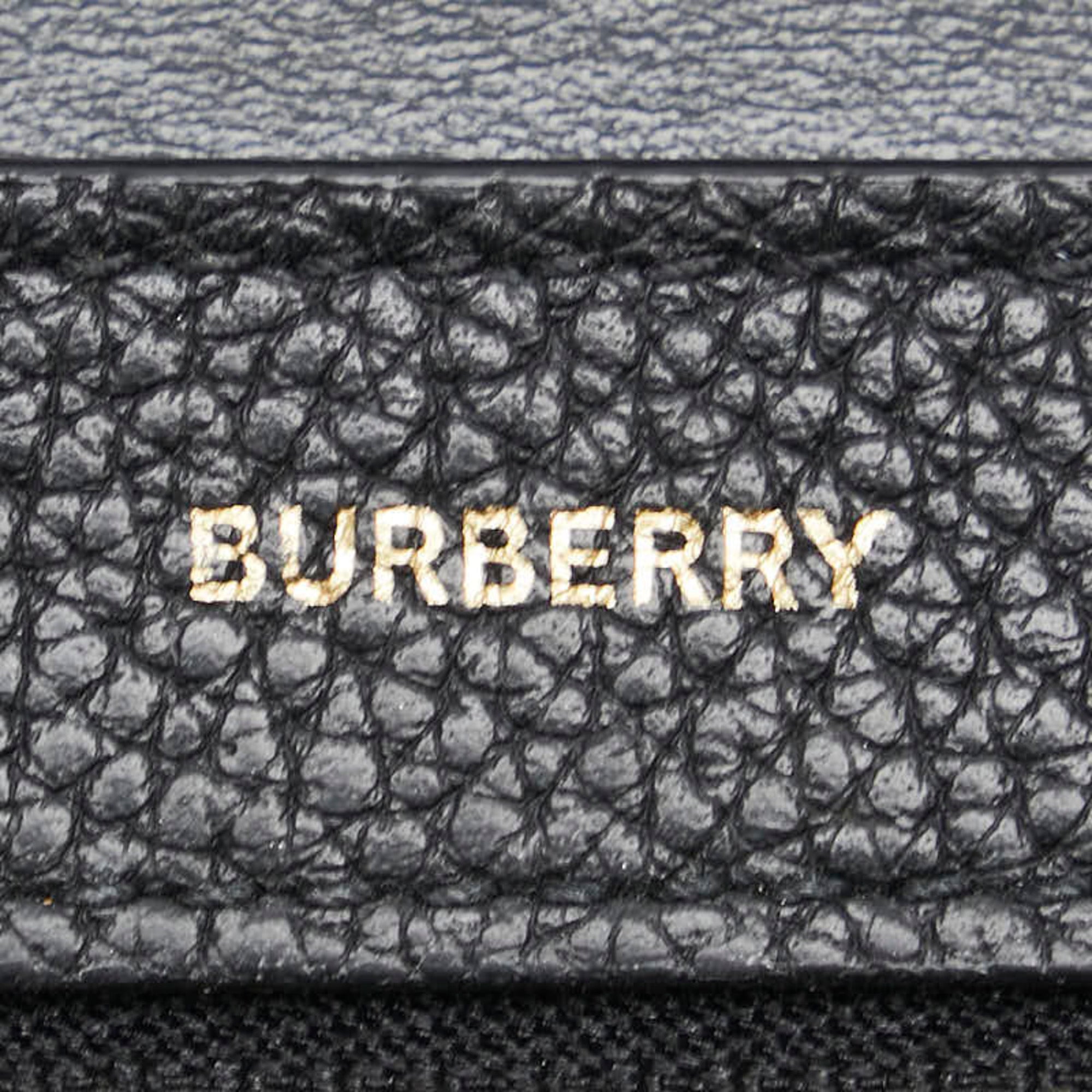 Burberry Black Leather Wallet (Bi-Fold)