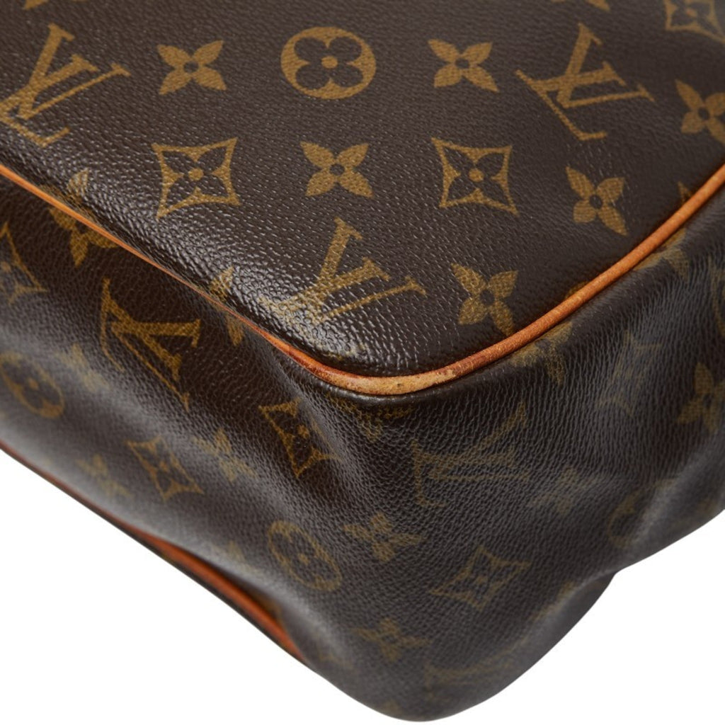 Louis Vuitton Brown Pvc Shoulder Bag Tote Bag