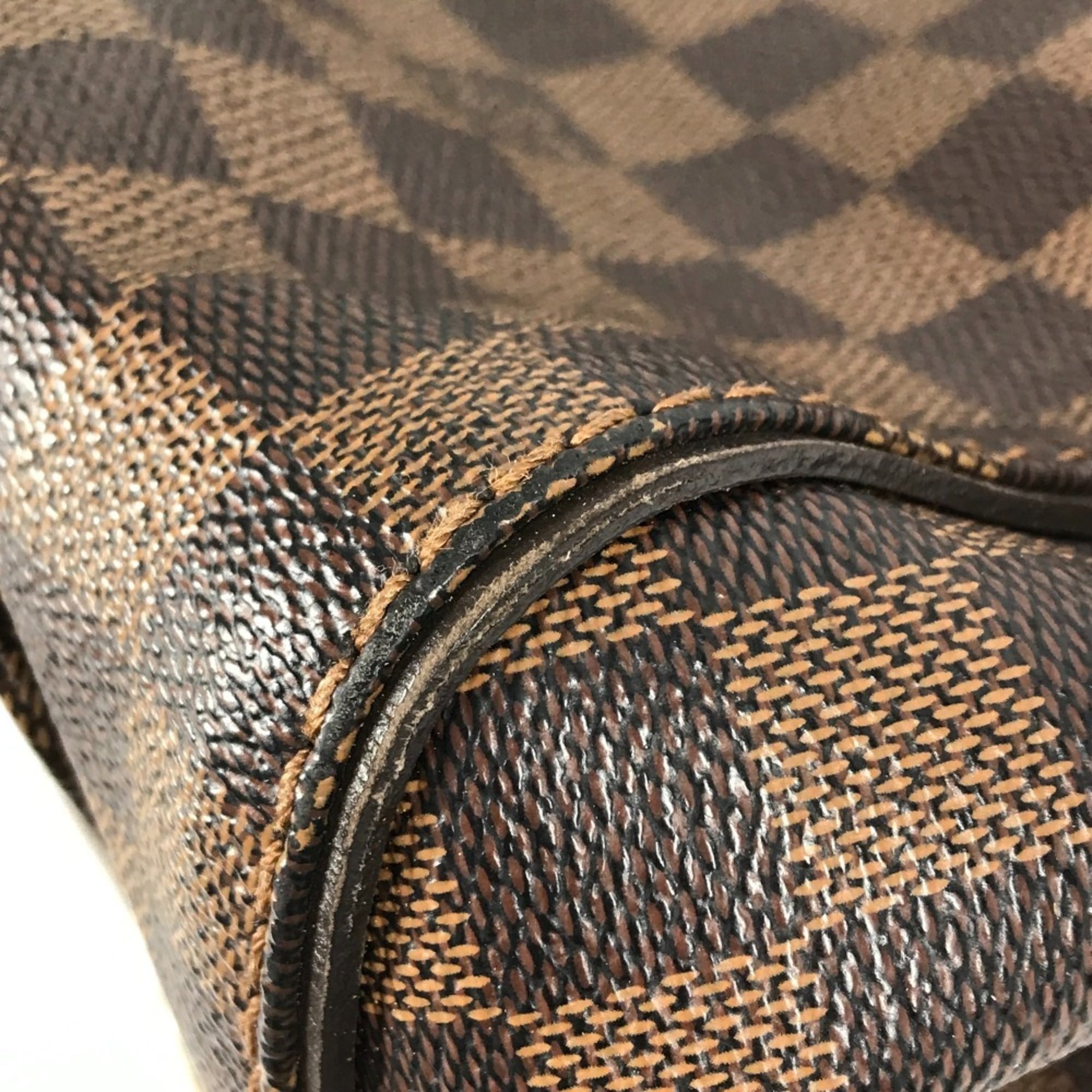 Louis Vuitton Damier Brown Ebene Damier Canvas Shoulder Bag Tote Bag