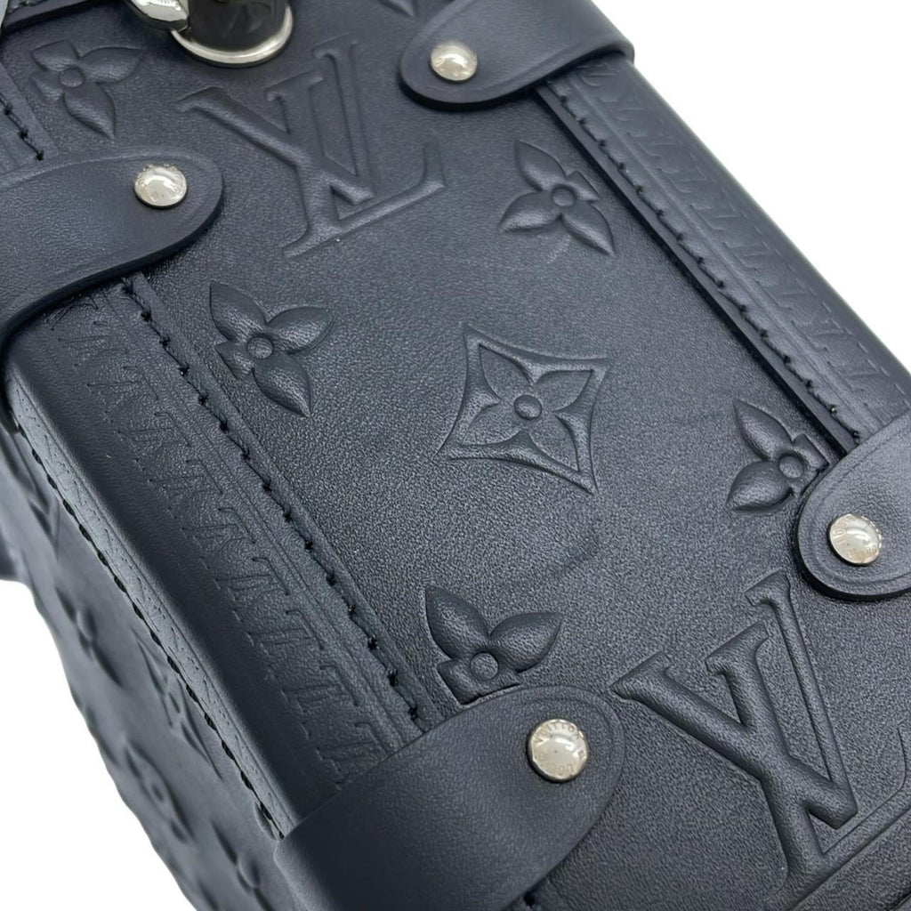 Louis Vuitton Black Leather Shoulder Bag