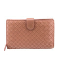 Bottega Veneta Intrecciato Pink Intrecciato Wallet (Bi-Fold)