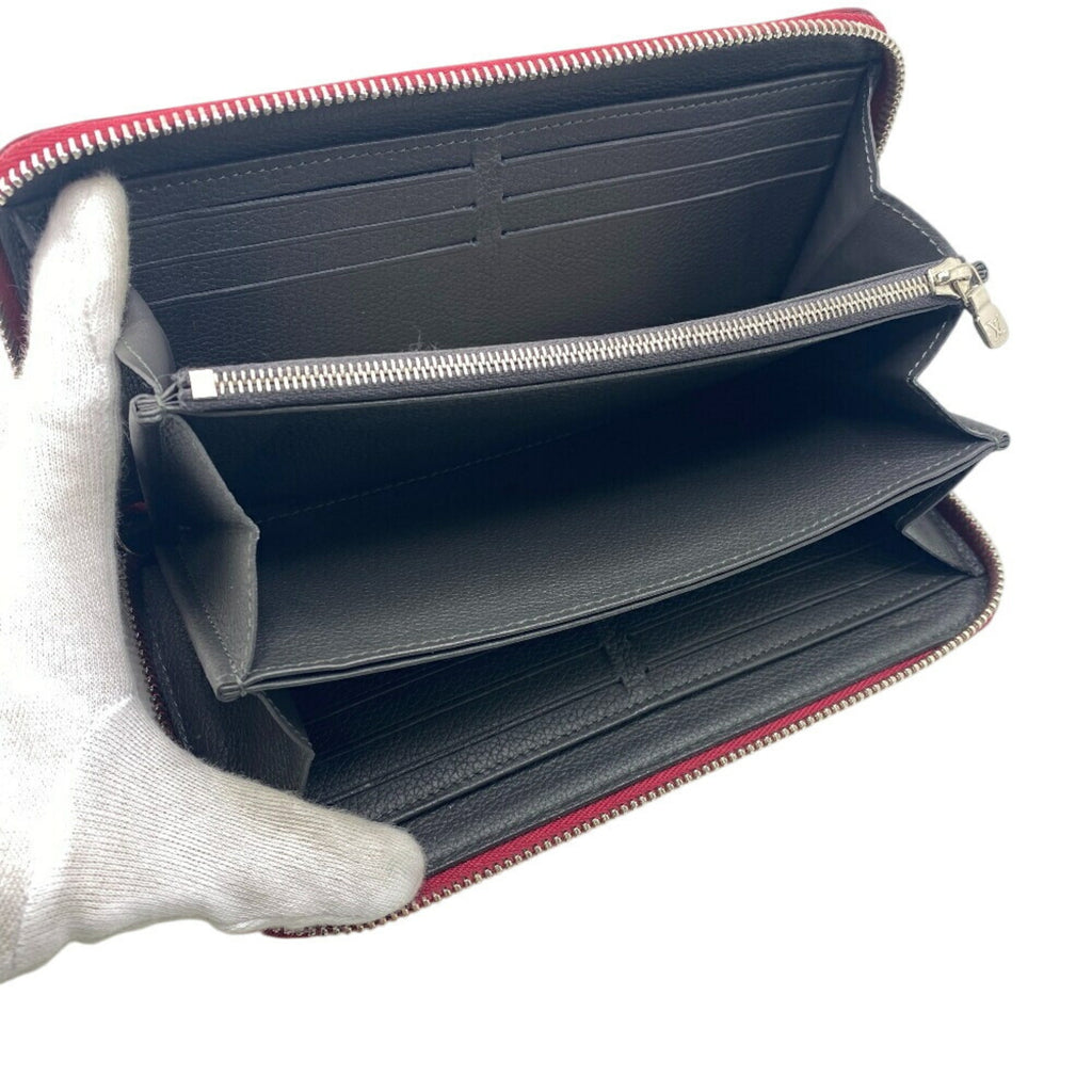 Louis Vuitton Wine Leather Long Wallet