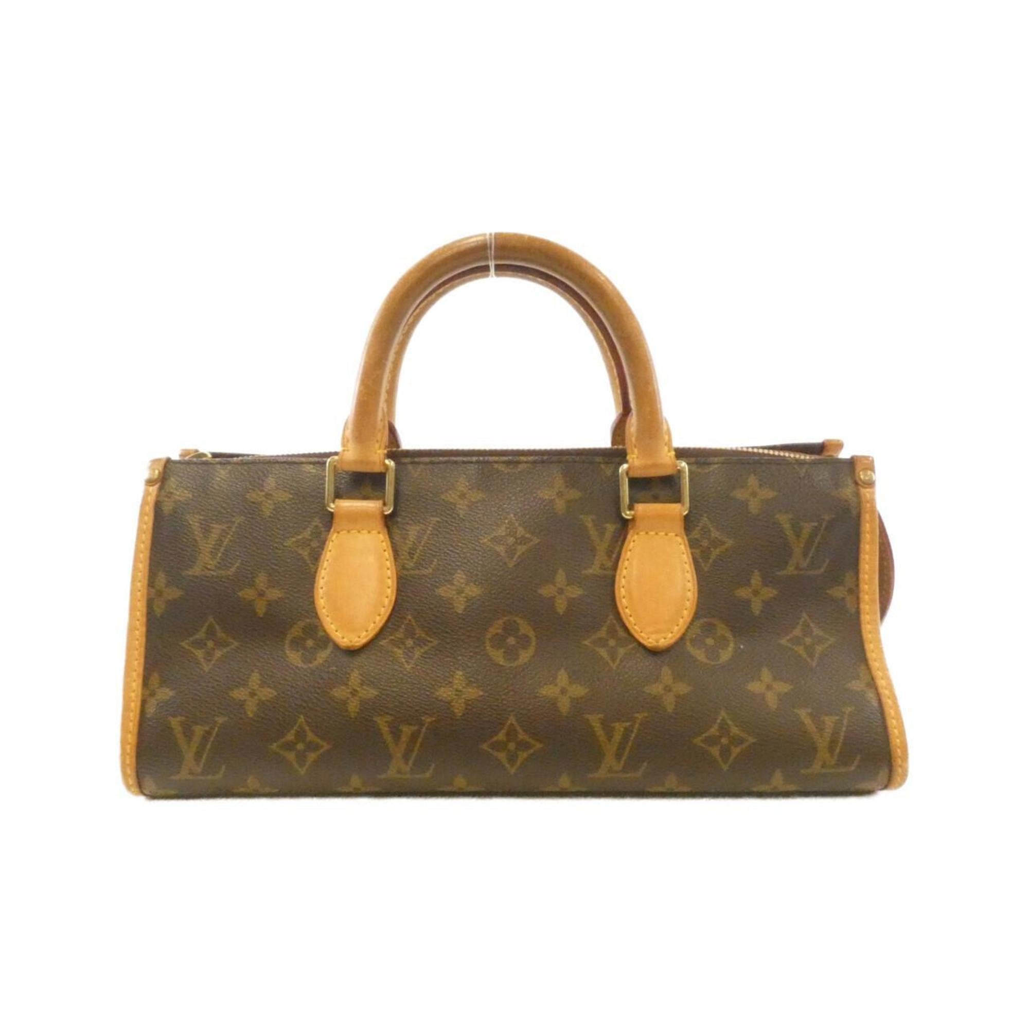 Louis Vuitton Brown Coated Canvas Handbag
