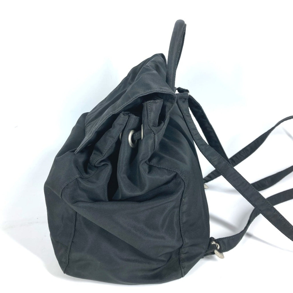 Prada Black Cloth Backpack