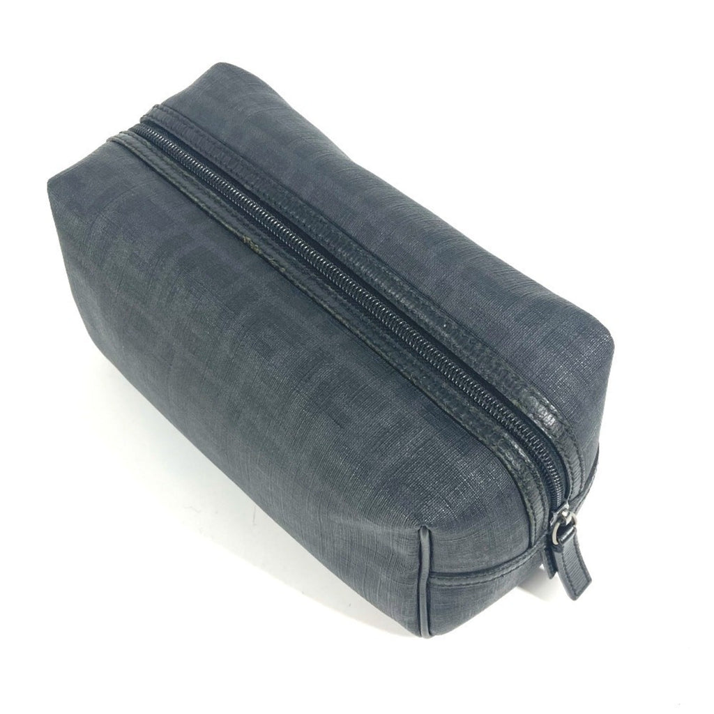 Fendi Zucca Black Pvc Pouch