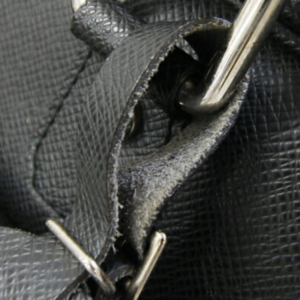 Louis Vuitton Ardoise Black Taiga Leather Leather Boston Bag