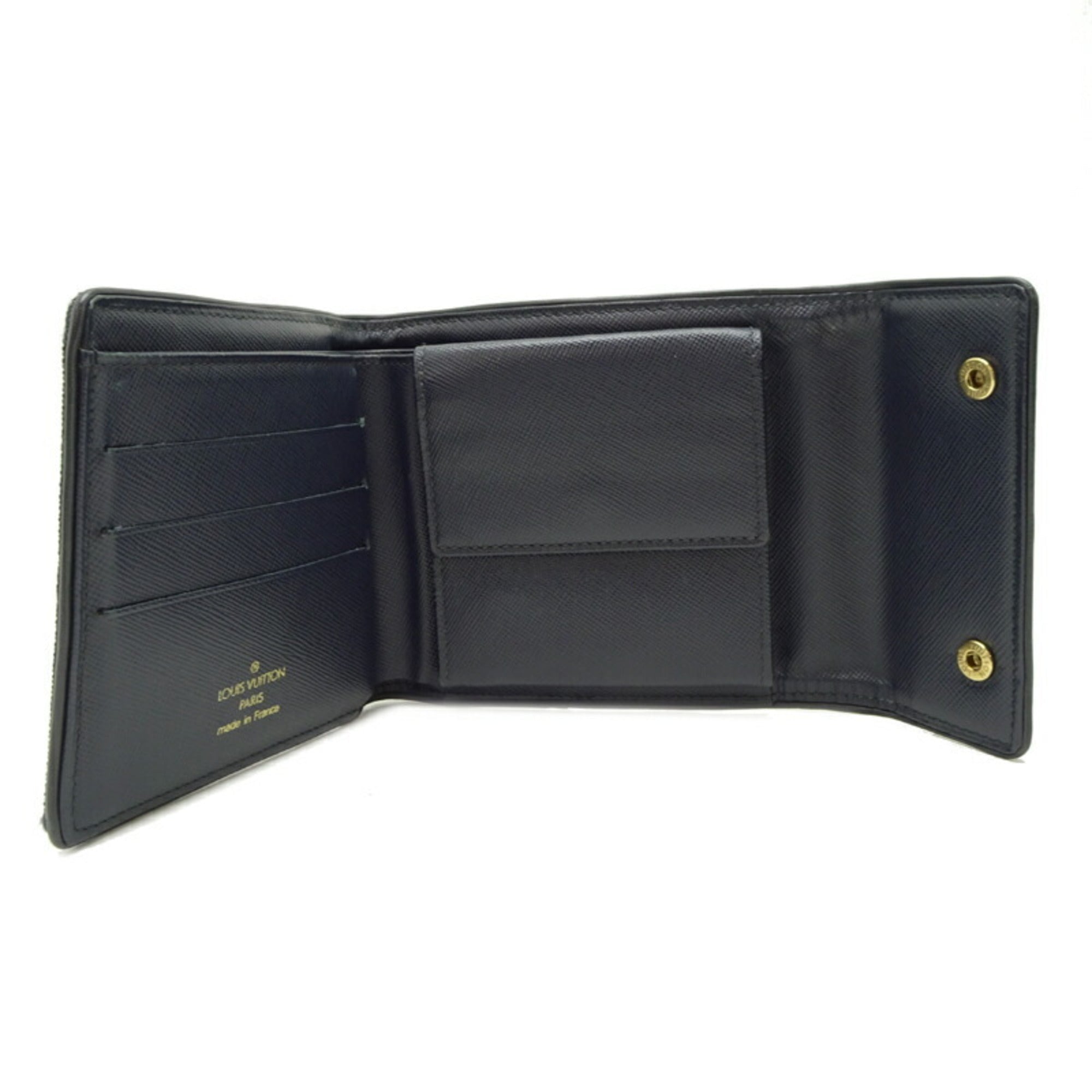 Louis Vuitton Monogram Mini Galle Monogram Navy Monogram Mini Wallet (Tri-Fold)