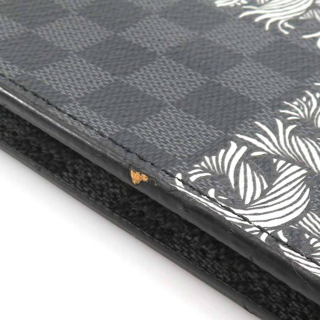 Louis Vuitton Black Damier Graphite Clutch Bag Pochette