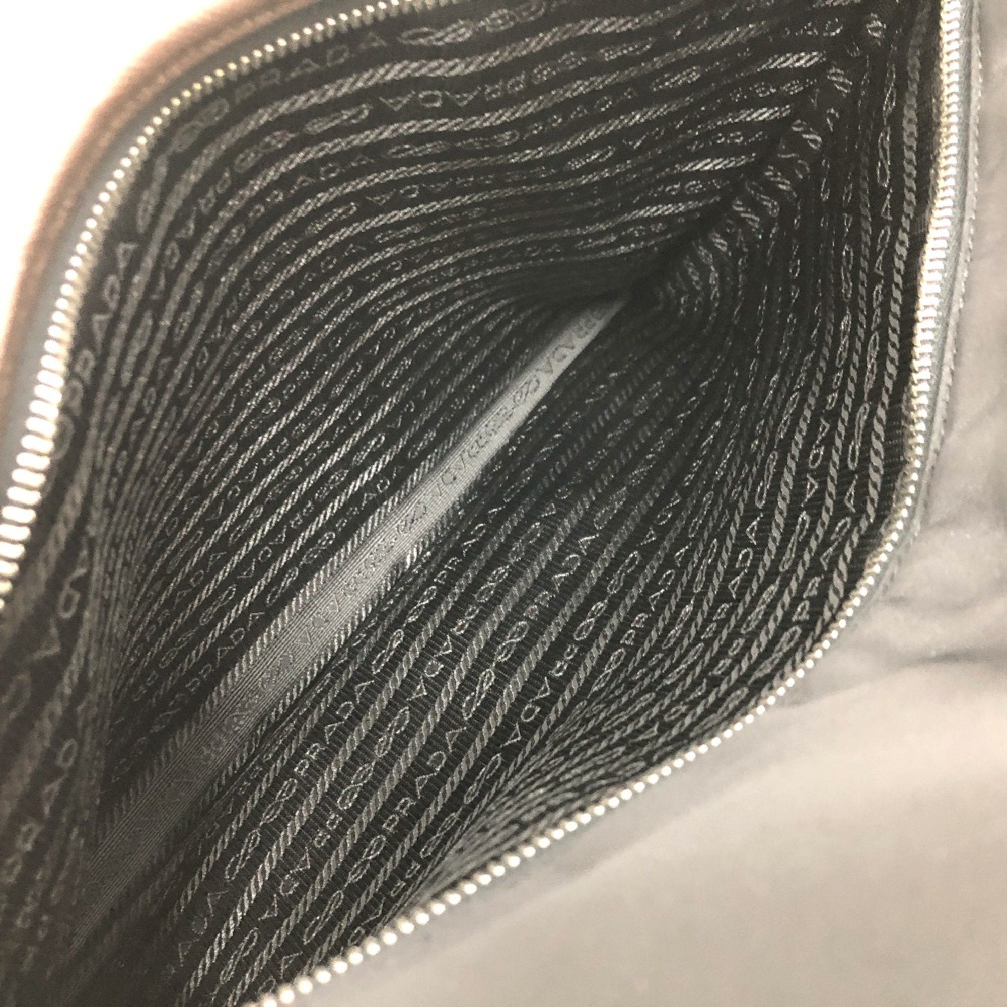 Prada Black Cloth Shoulder Bag