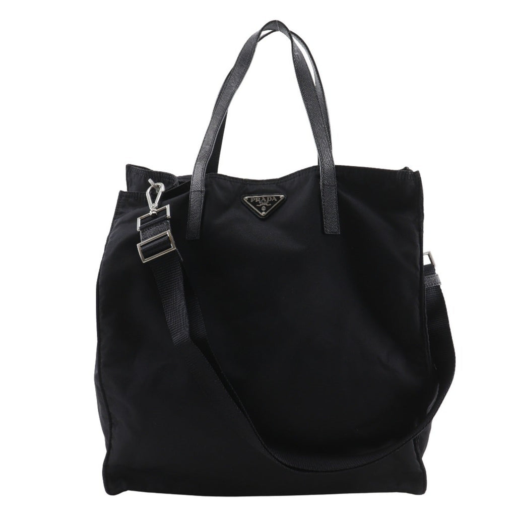 Prada Black Nylon Tote Bag