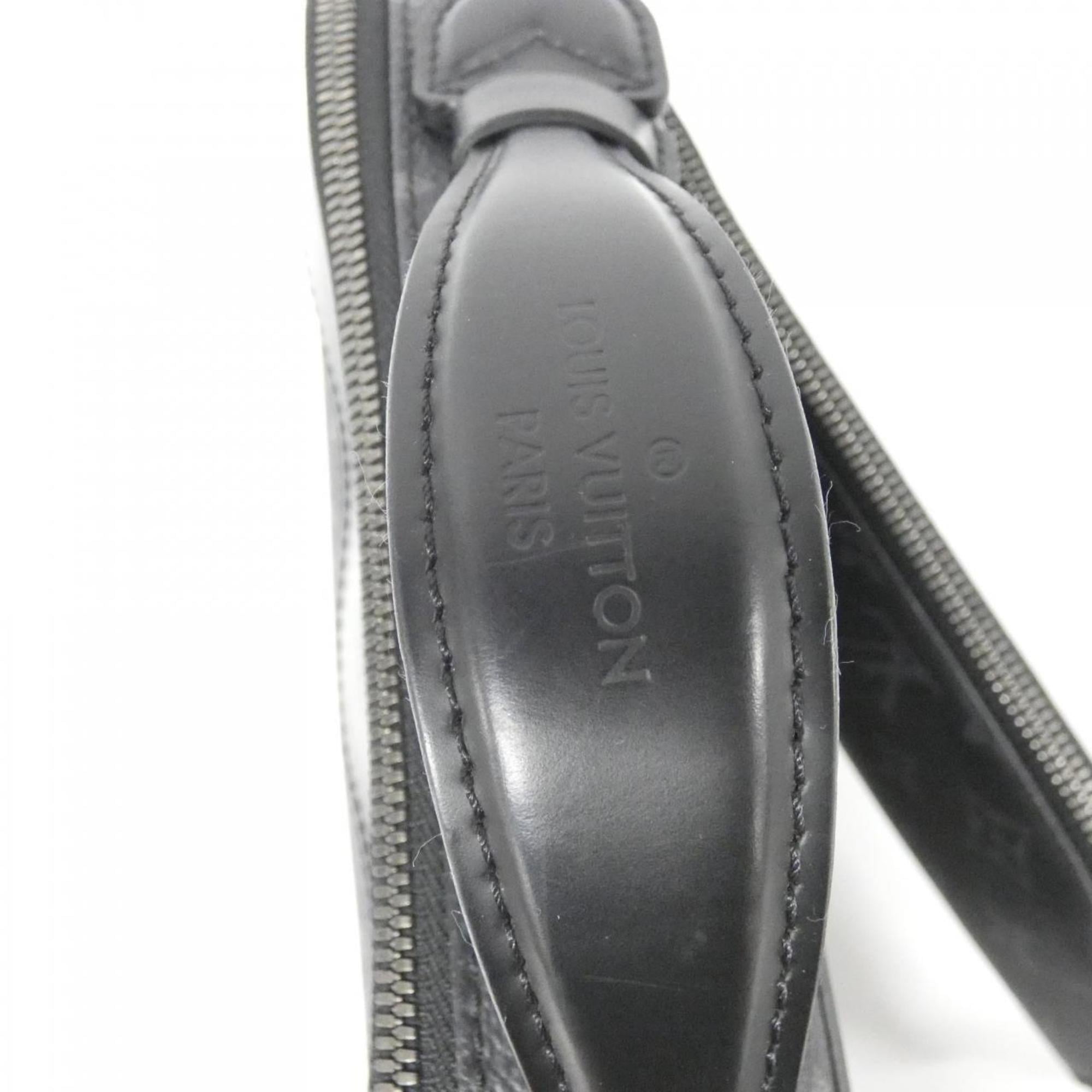 Louis Vuitton Black Coated Canvas Shoulder Bag