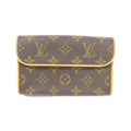 Louis Vuitton Monogram Marron Coated Canvas Fanny Pack Pochette