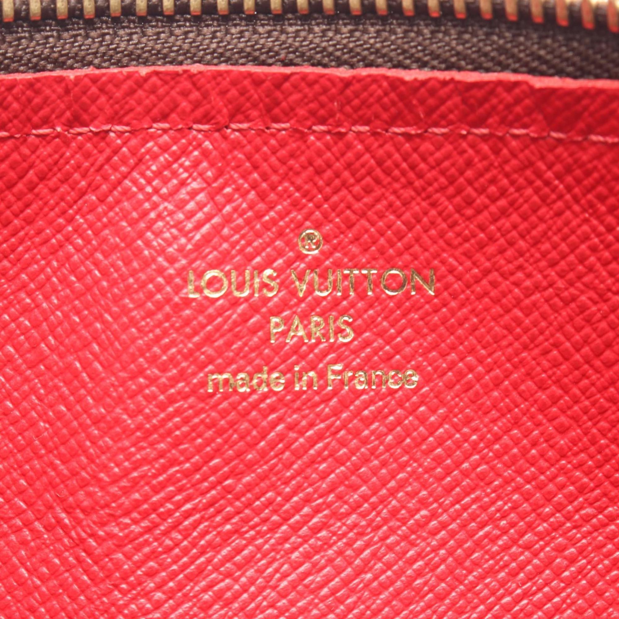 Louis Vuitton Brown Coated Canvas Pvc Leather Handbag