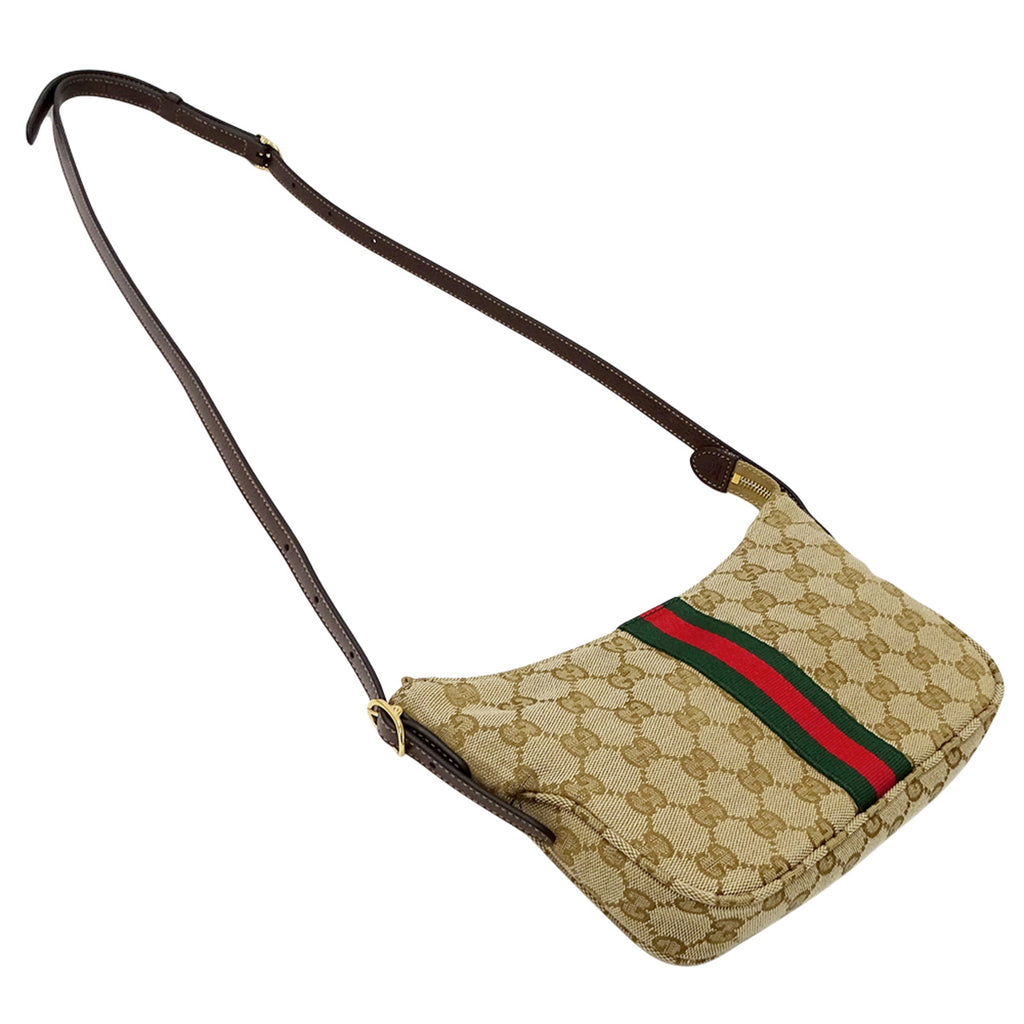 Gucci Beige Brown Gg Supreme Canvas Handbag Shoulder Bag (Pre-Owned)
