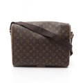 Louis Vuitton Brown Pvc Coated Canvas Leather Shoulder Bag
