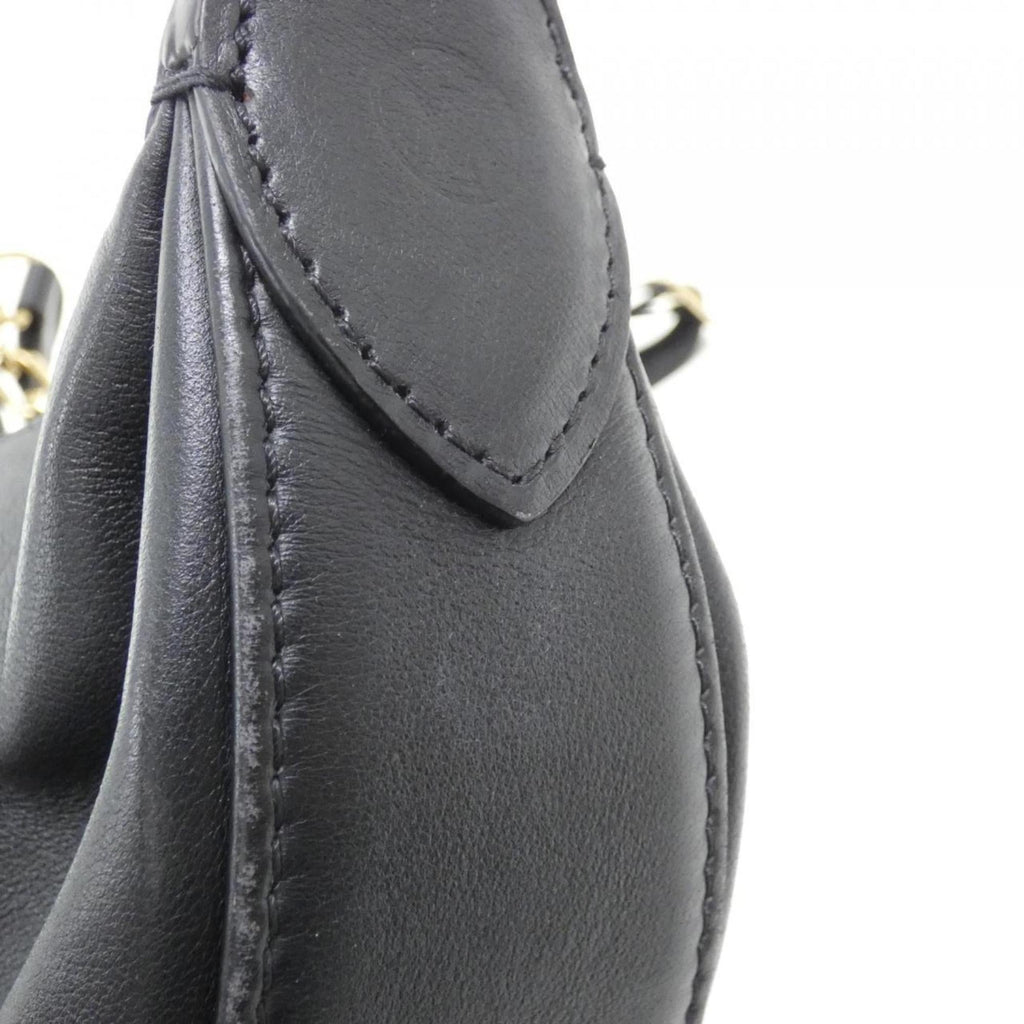 Louis Vuitton Black Leather Shoulder Bag