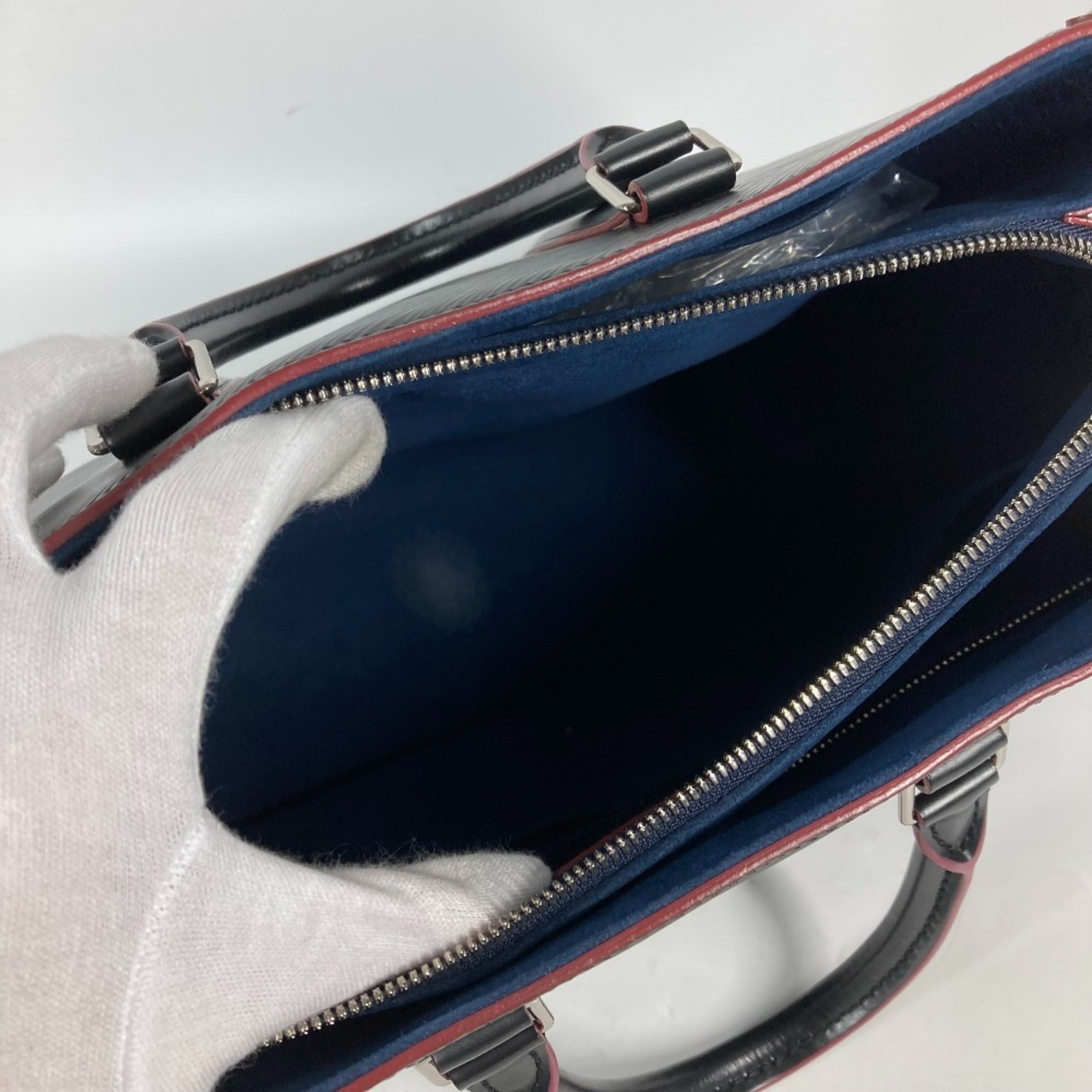 Louis Vuitton Bicolor Black Noir Pink Epi Leather Handbag Shoulder Bag Tote Bag