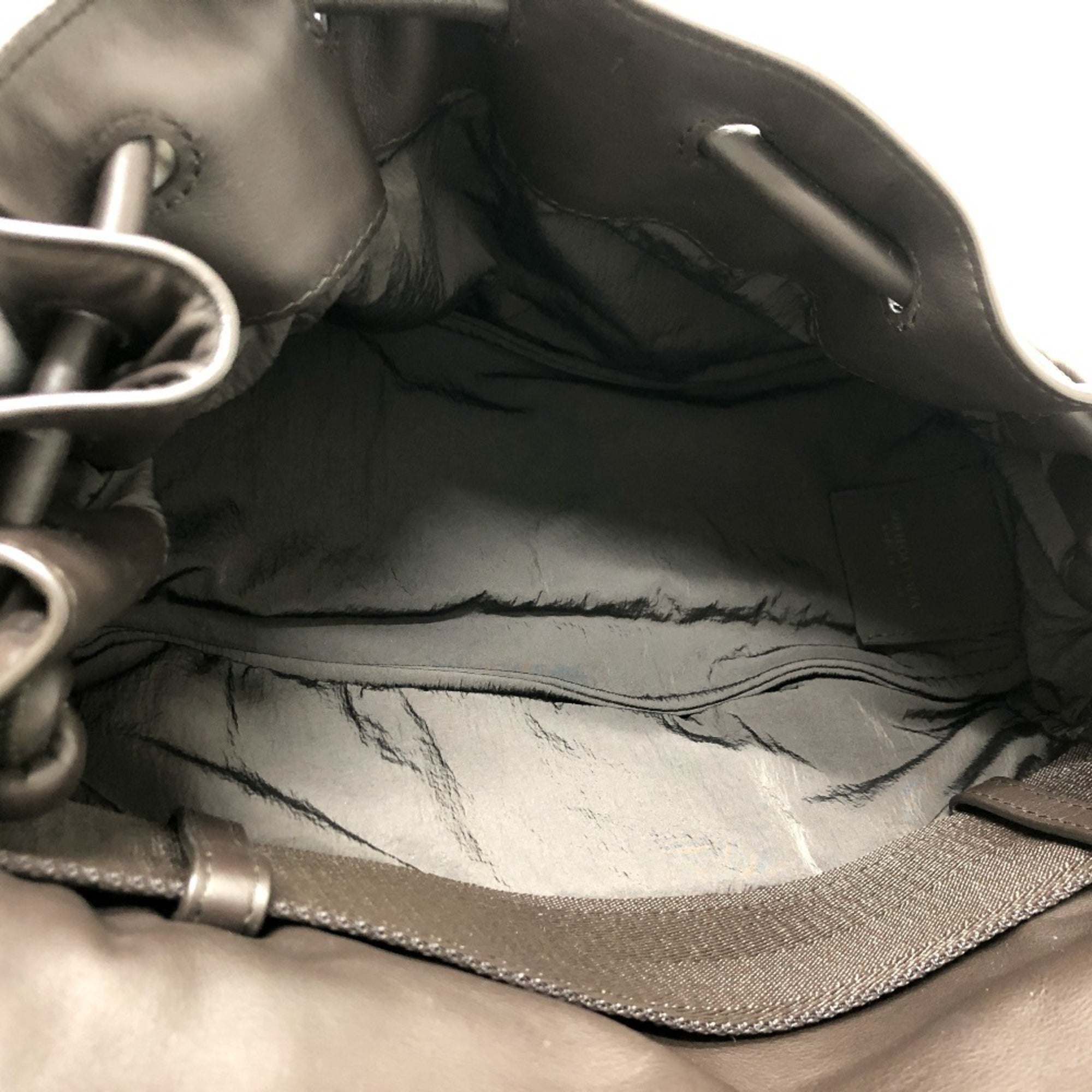 Bottega Veneta Black Leather Fanny Pack