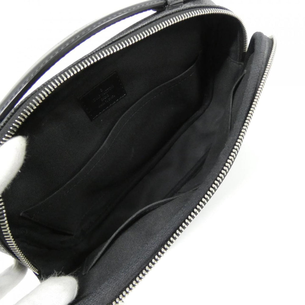 Louis Vuitton Dark Gray Graphite Gray Coated Canvas Shoulder Bag