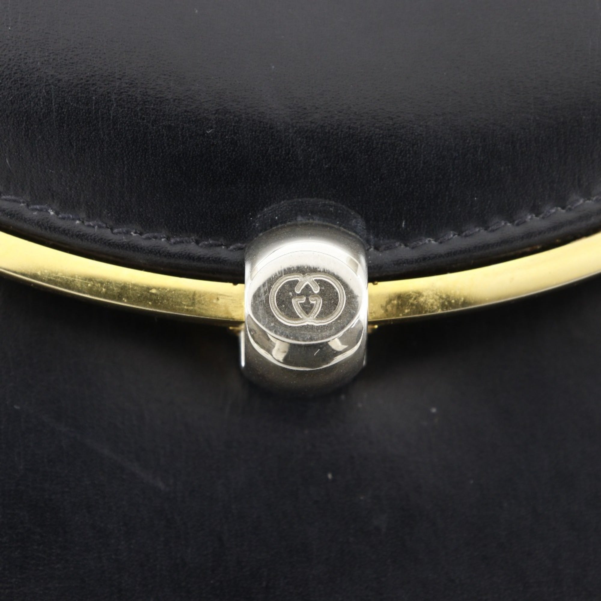 Gucci Black Leather Shoulder Bag (Pre-Owned)