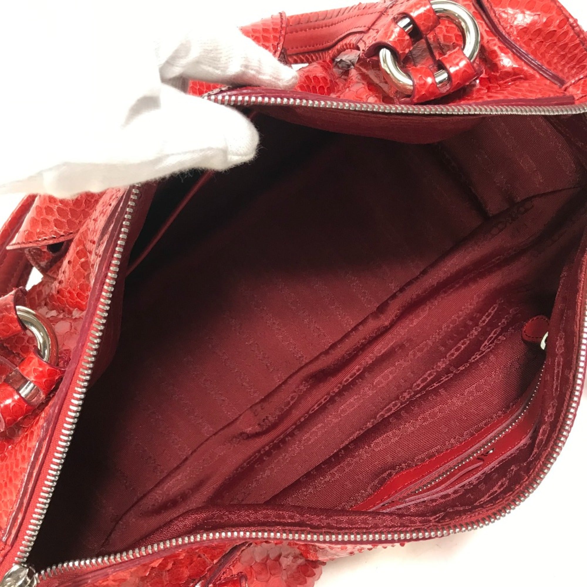 Celine Red Other Boston Bag