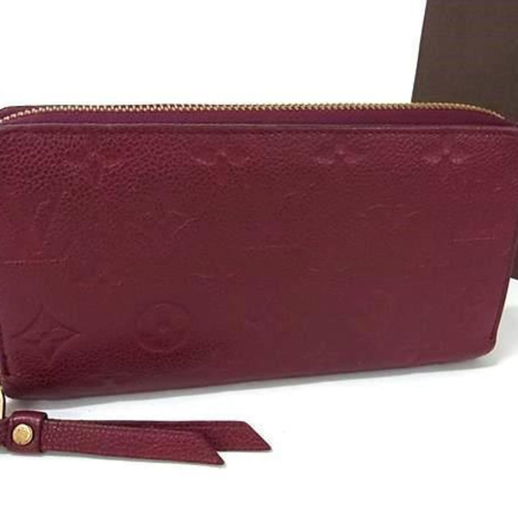 Louis Vuitton Aurore Bordeaux Monogram Empreinte Long Wallet