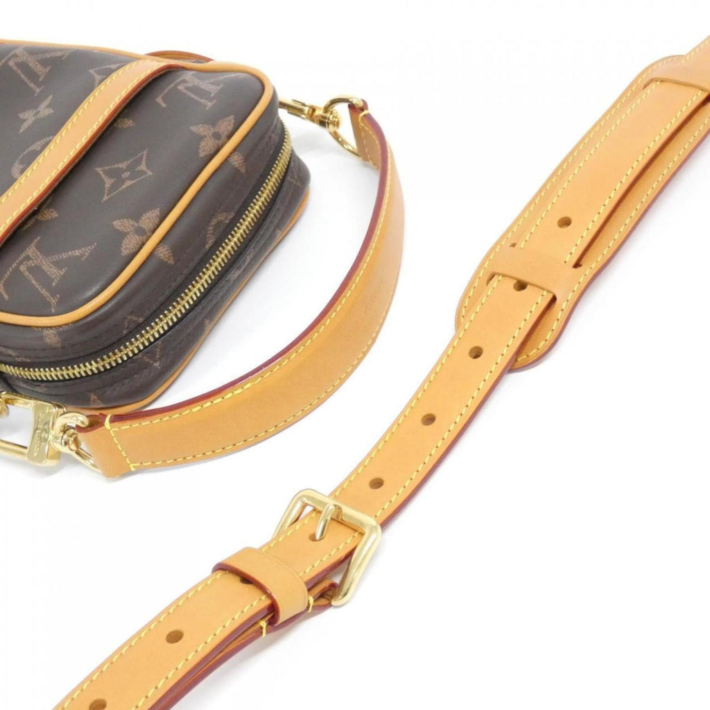 Louis Vuitton Monogram Marron Leather Shoulder Bag