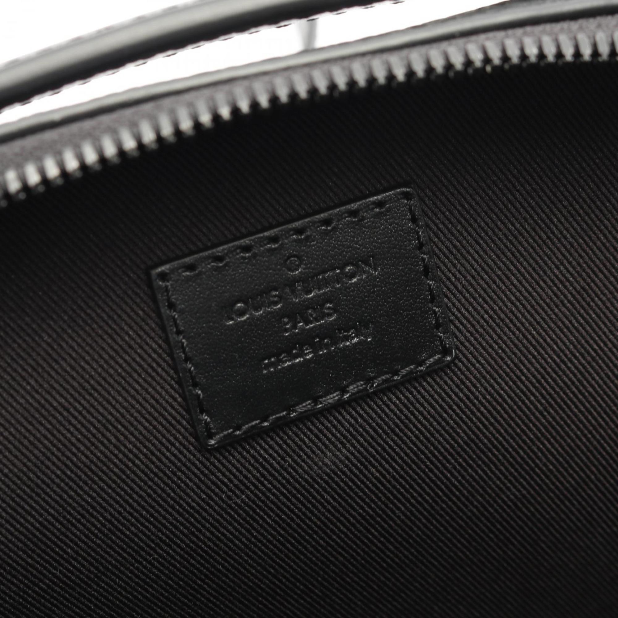Louis Vuitton Black Leather Shoulder Bag