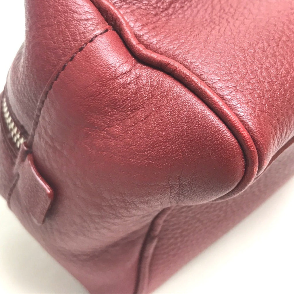 Prada Red Leather Pouch