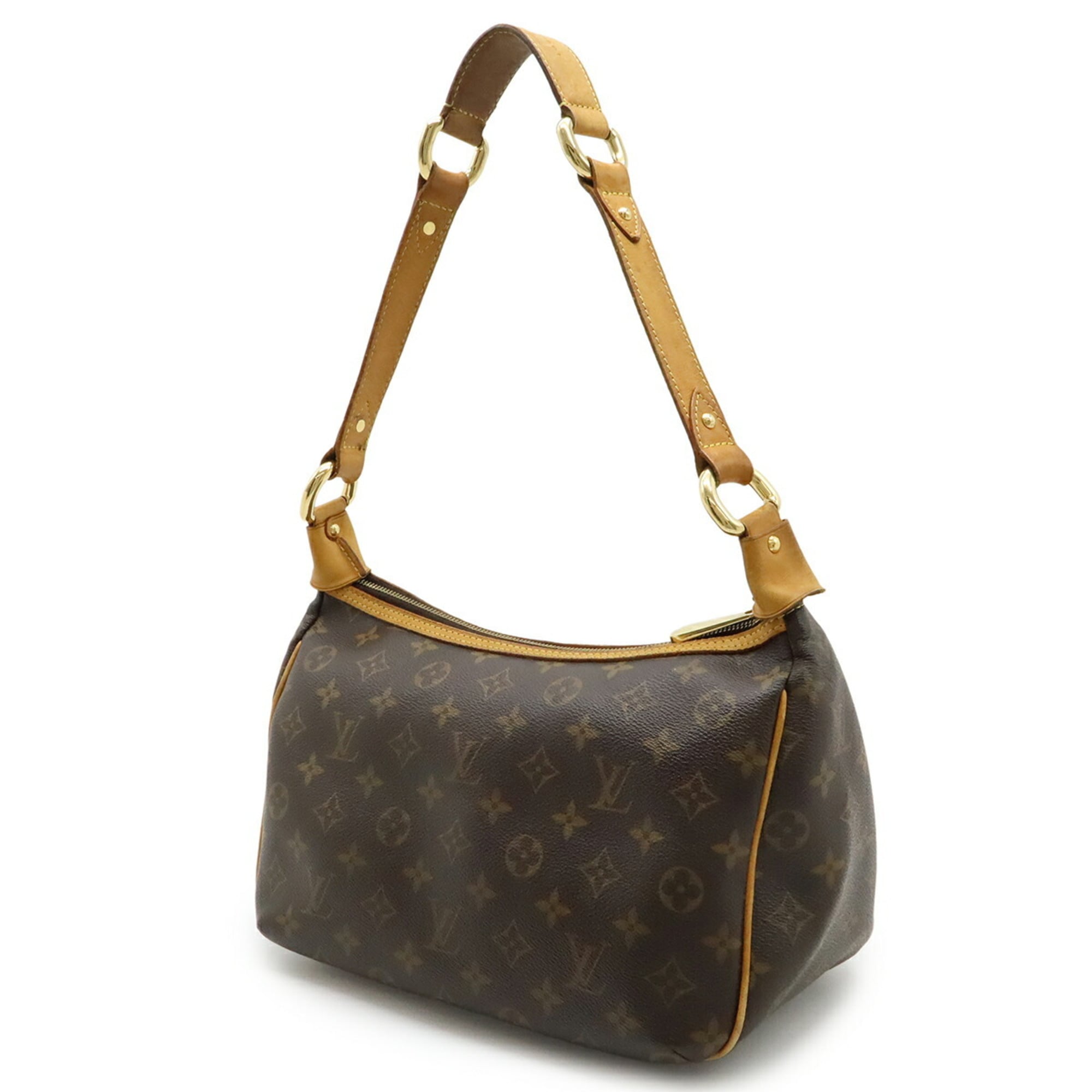 Louis Vuitton Brown Canvas Shoulder Bag