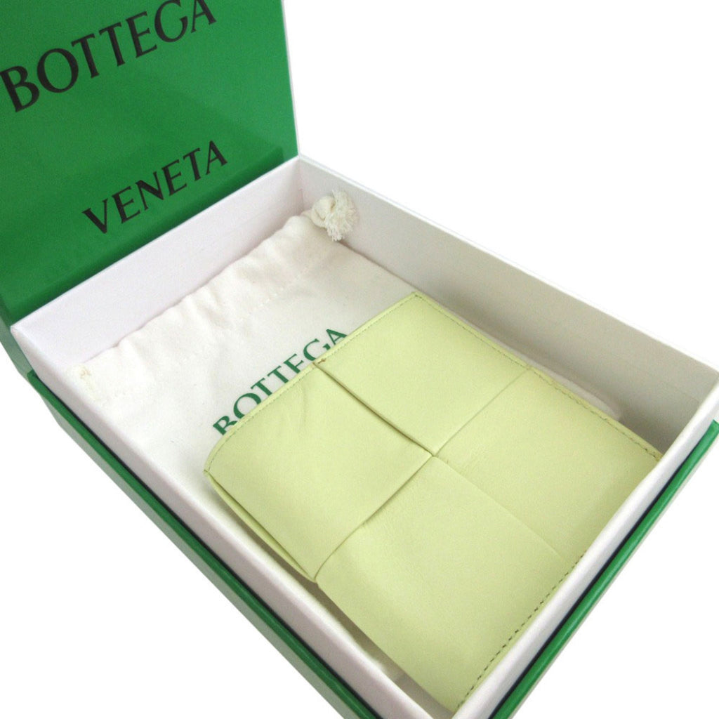 Bottega Veneta Yellow Leather Wallet (Bi-Fold)