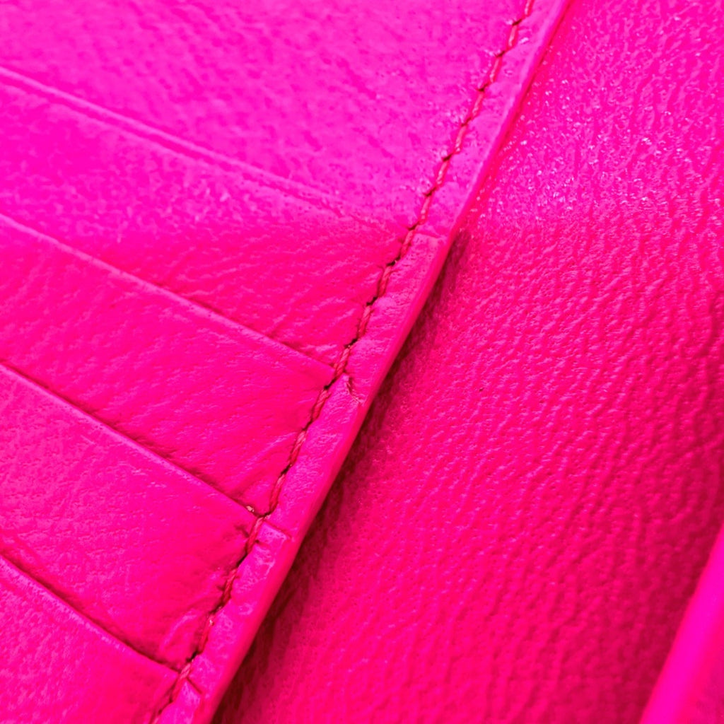 Balenciaga Pink Leather Wallet (Bi-Fold)