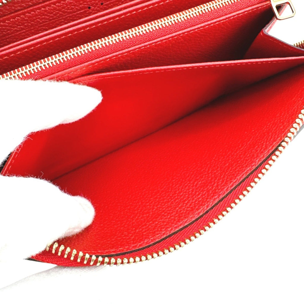 Louis Vuitton Red Color Monogram Empreinte Long Wallet