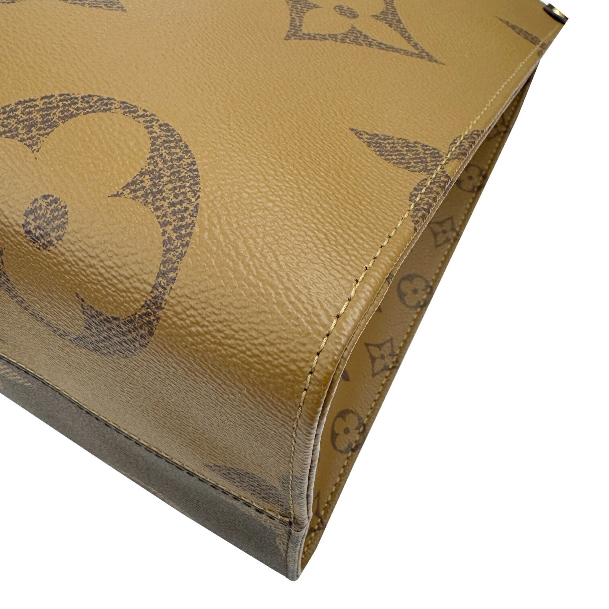 Louis Vuitton Brown Monogram Monogram Reverse Monogram Monogram Reverse Tote Bag
