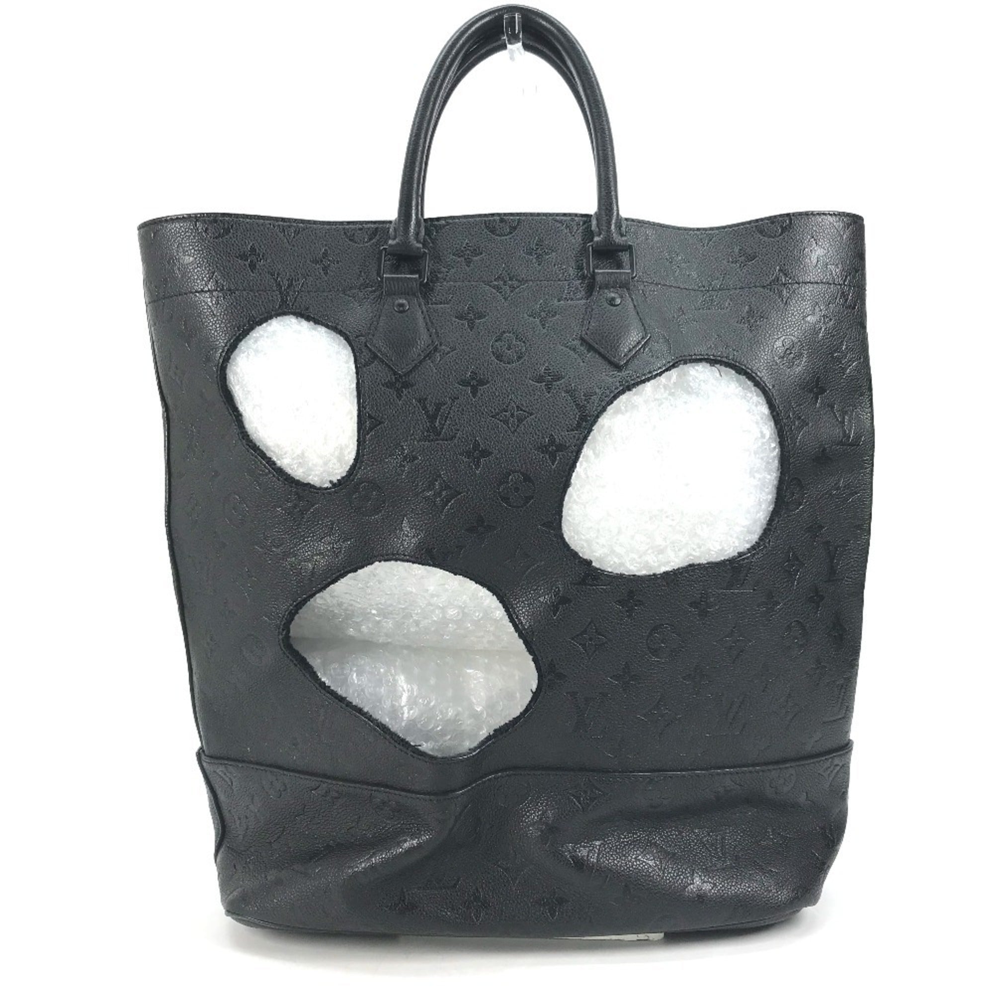 Louis Vuitton Black Noir Monogram Empreinte Shoulder Bag Tote Bag