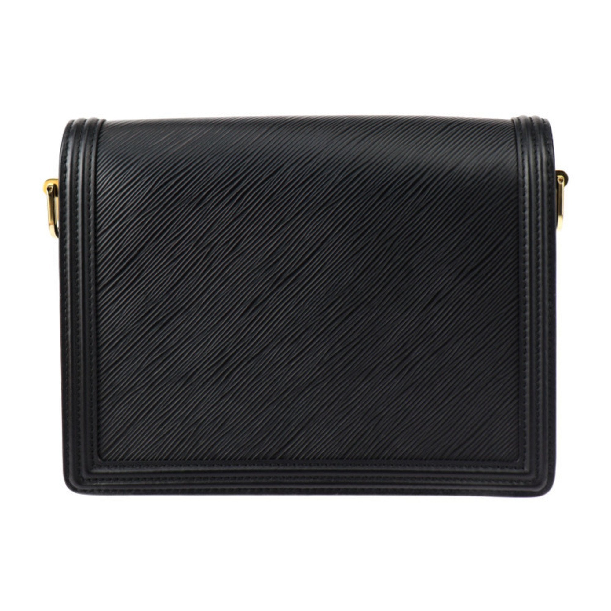 Louis Vuitton Black Leather Pochette Shoulder Bag