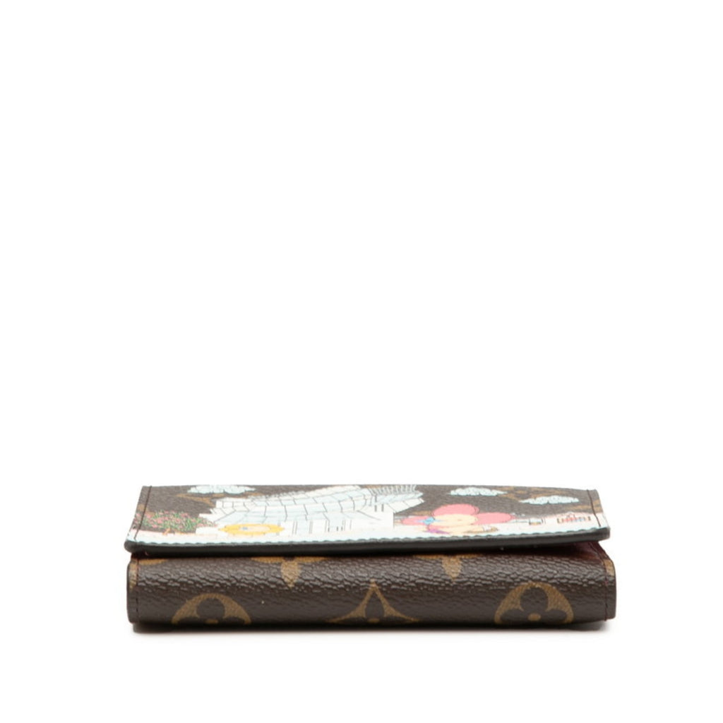 Louis Vuitton Monogram Brown Multi-Color Pvc Wallet (Tri-Fold)