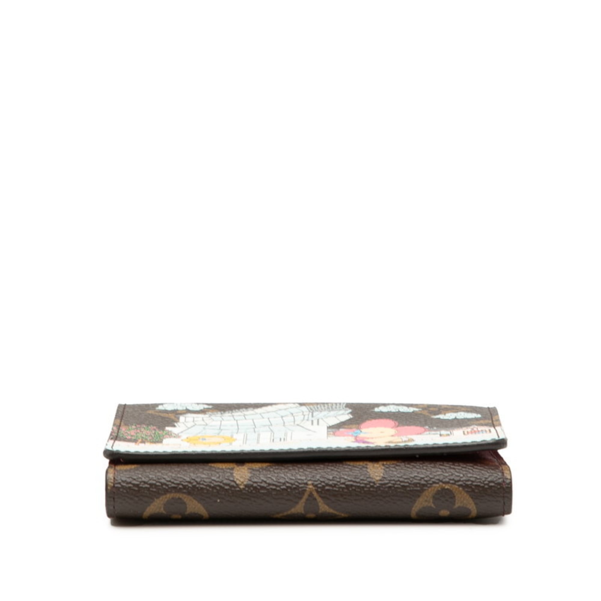 Louis Vuitton Monogram Brown Multi-Color Pvc Wallet (Tri-Fold)