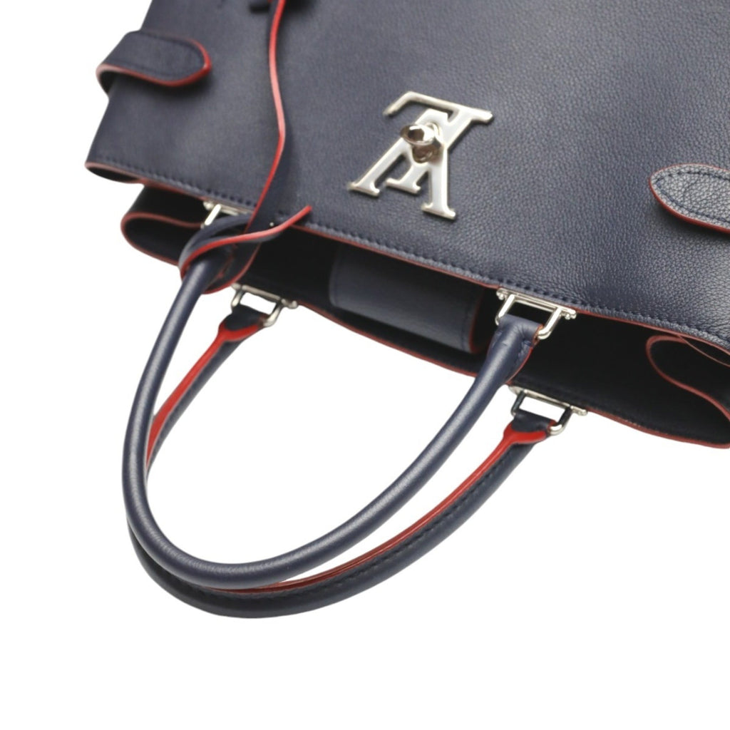 Louis Vuitton Navy Red Color Handbag