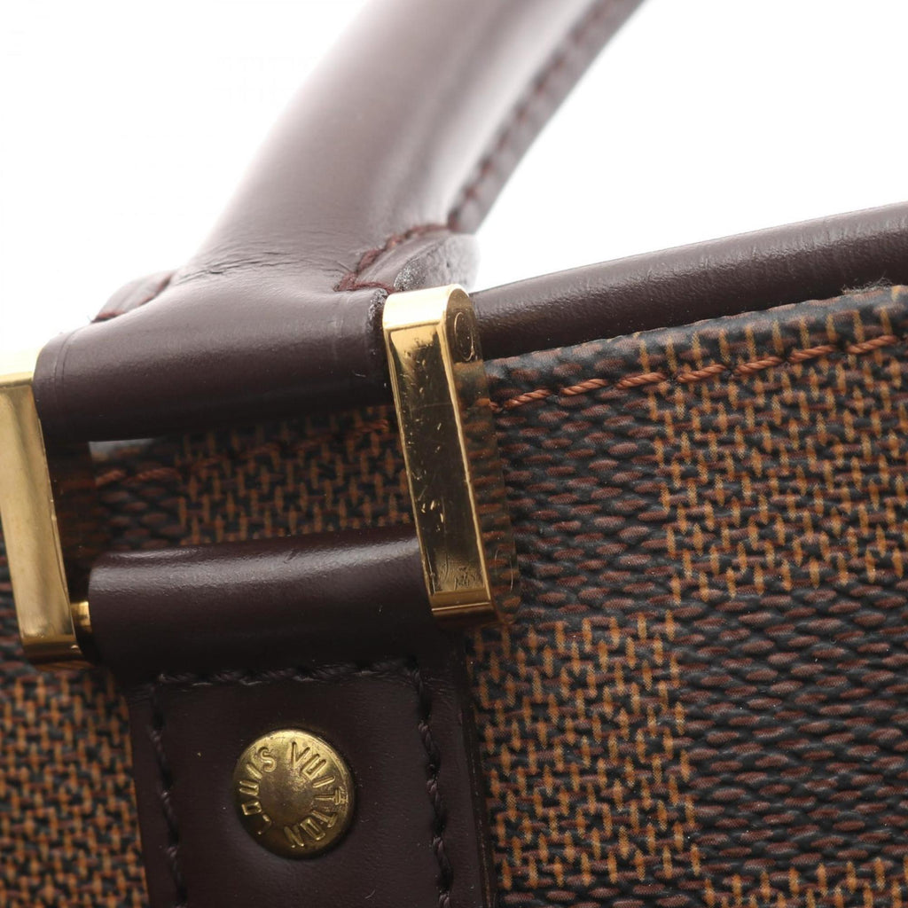 Louis Vuitton Brown Damier Canvas Coated Canvas Damier Canvas Leather Handbag