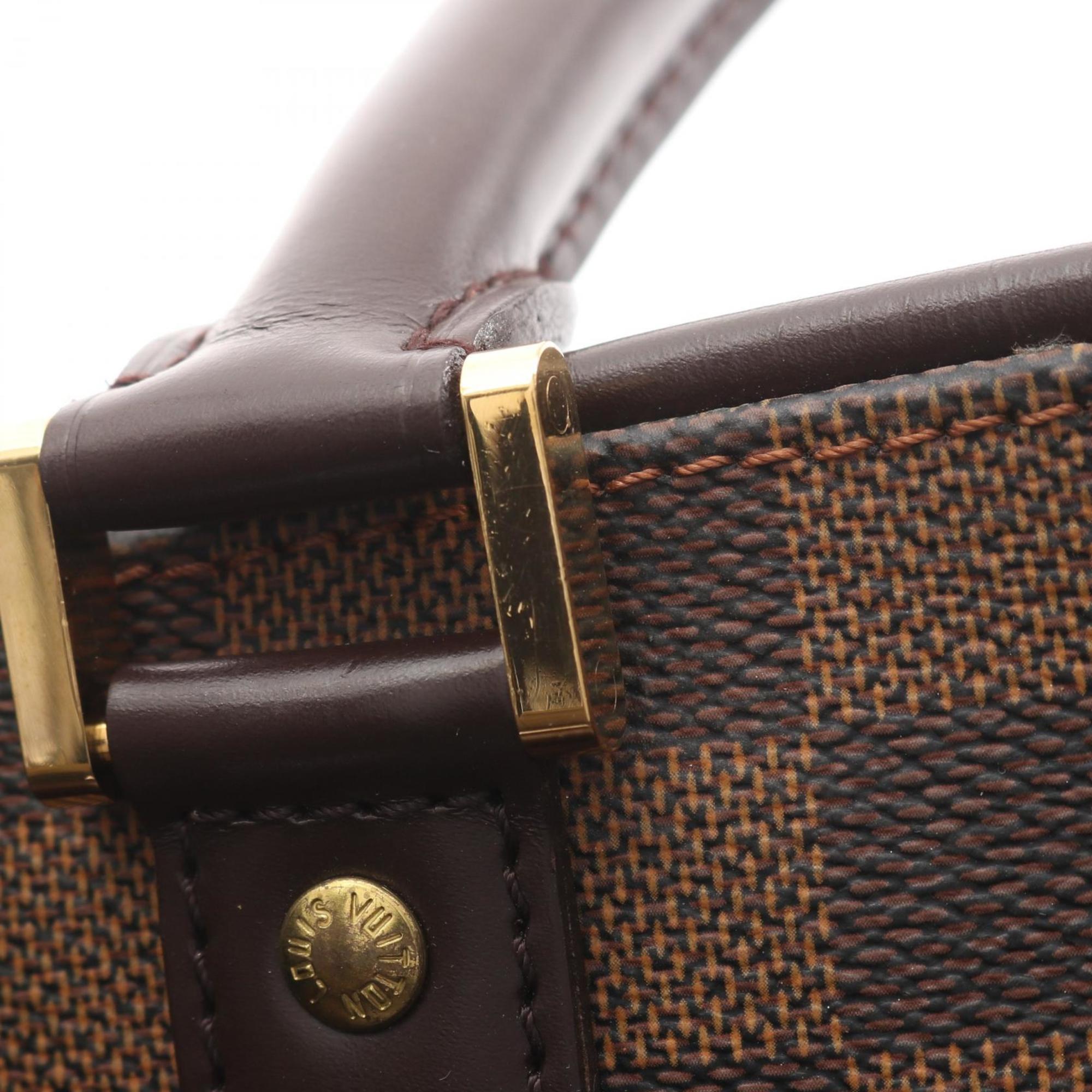 Louis Vuitton Brown Damier Canvas Coated Canvas Damier Canvas Leather Handbag