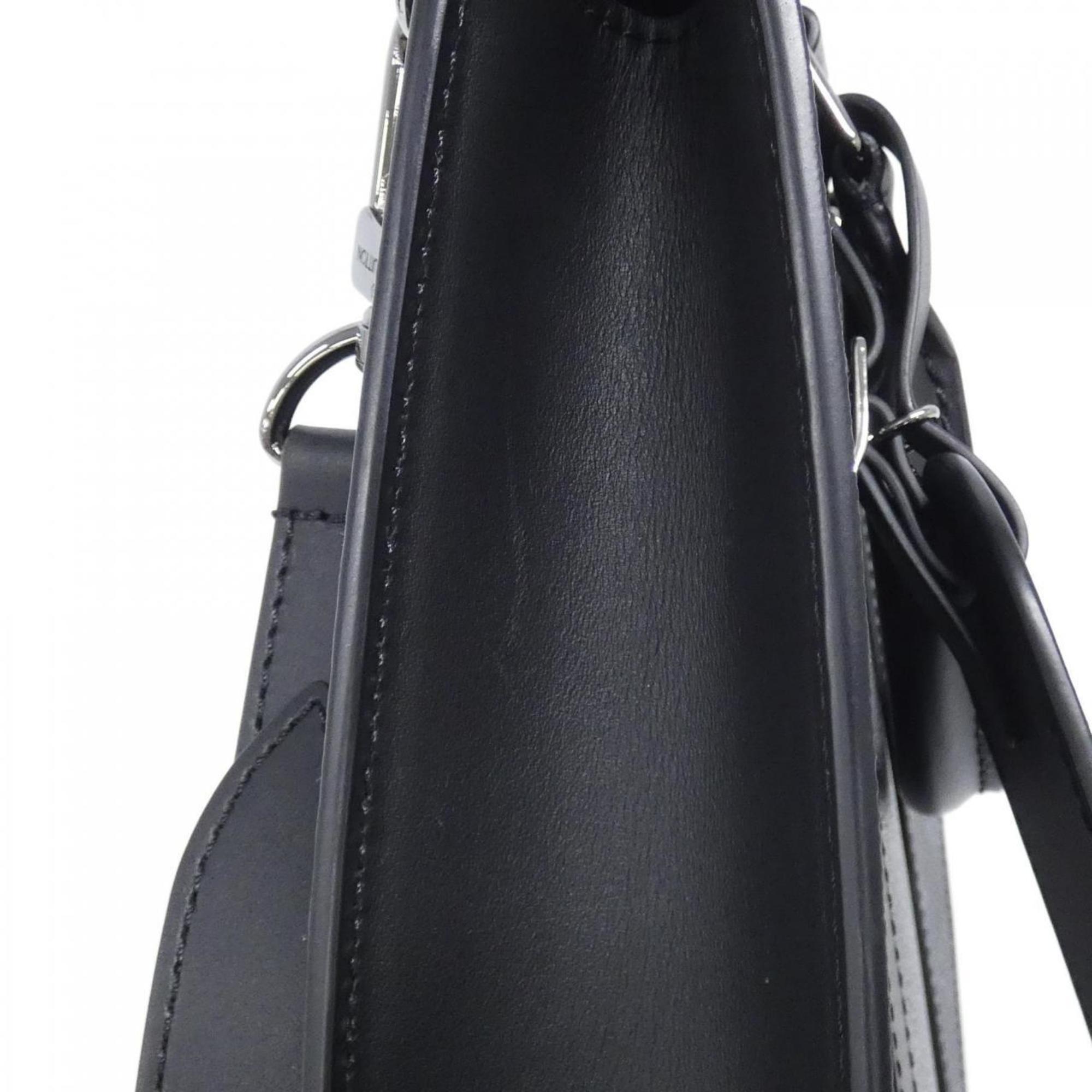 Louis Vuitton Black Coated Canvas Handbag