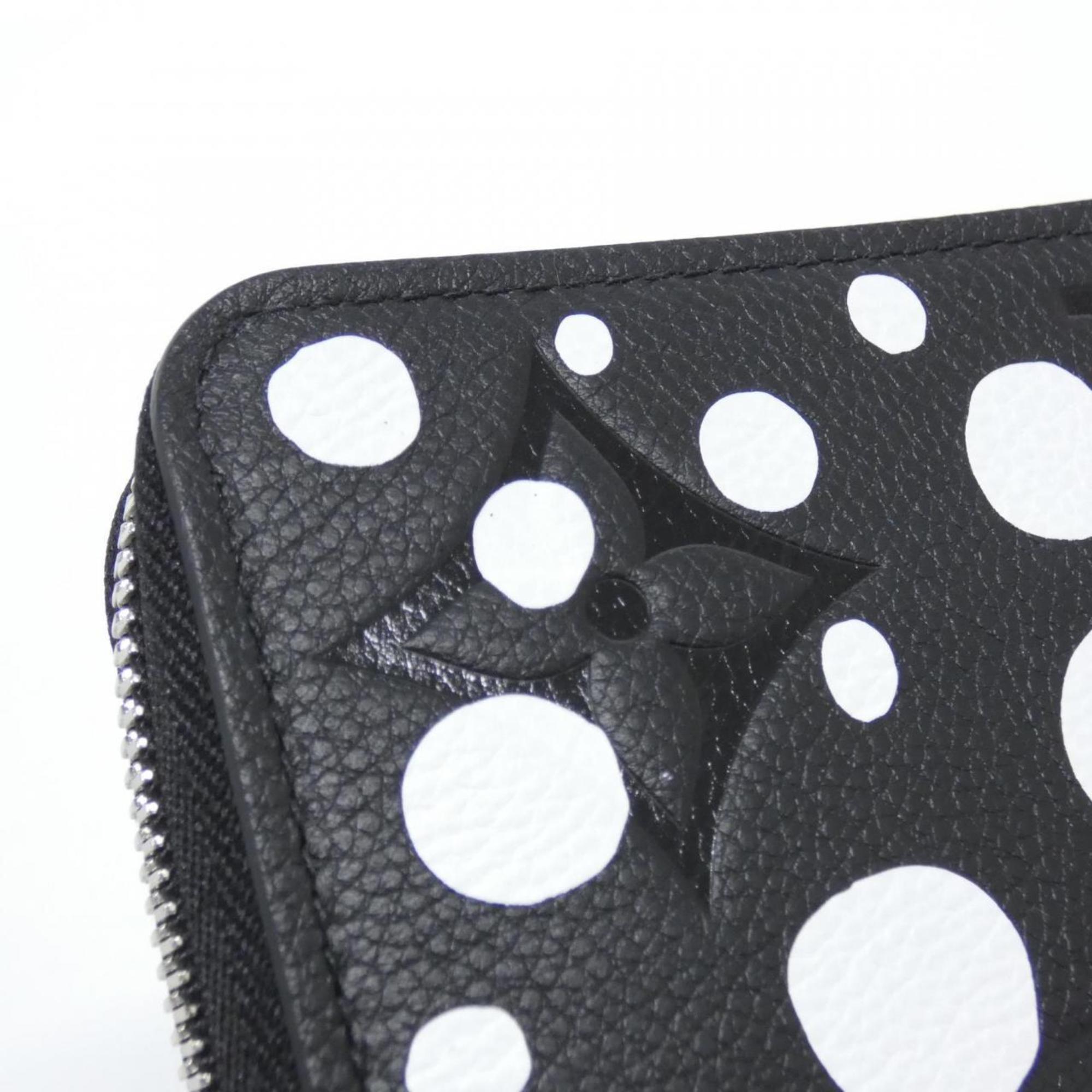 Louis Vuitton Black Leather Long Wallet