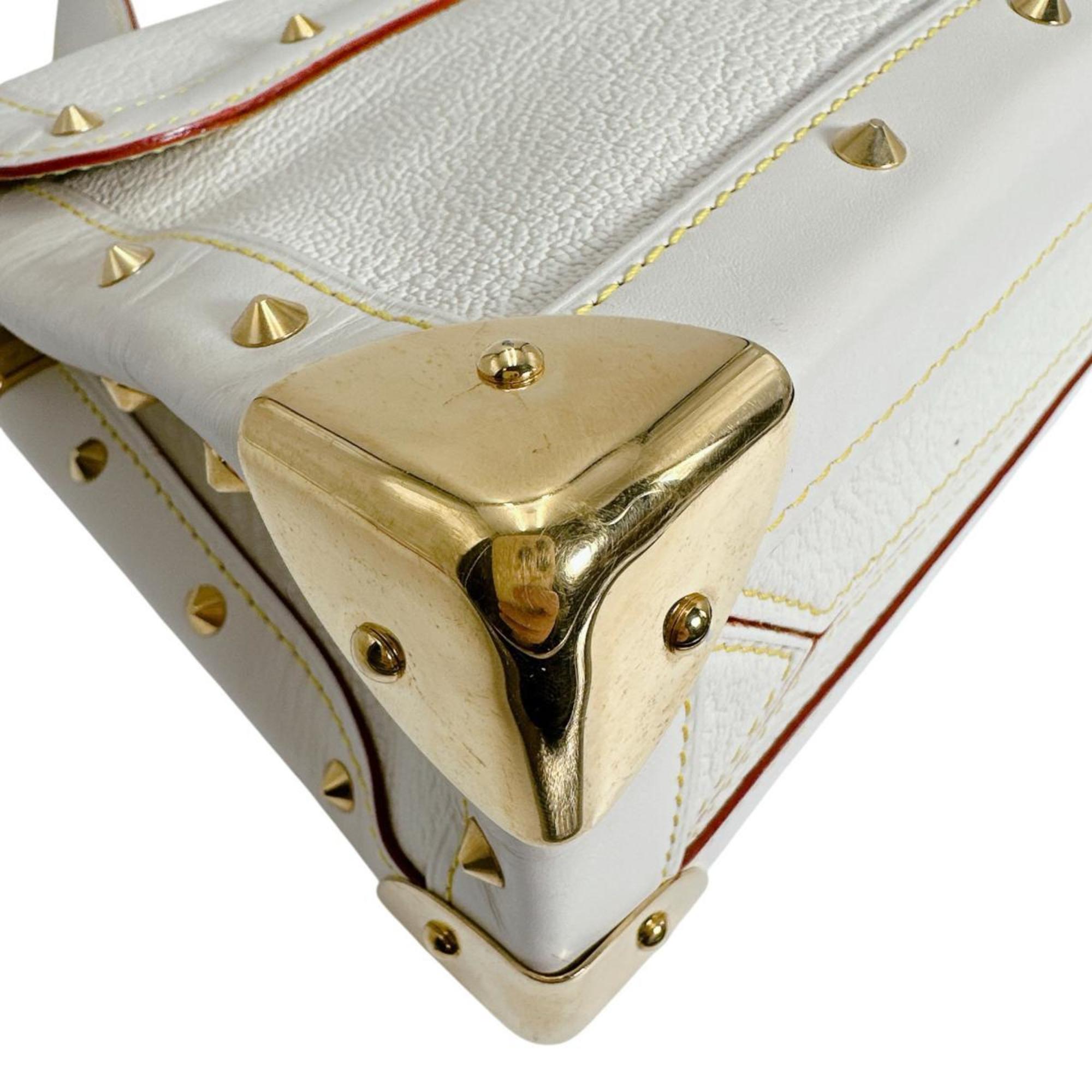Louis Vuitton Blanc Leather Shoulder Bag
