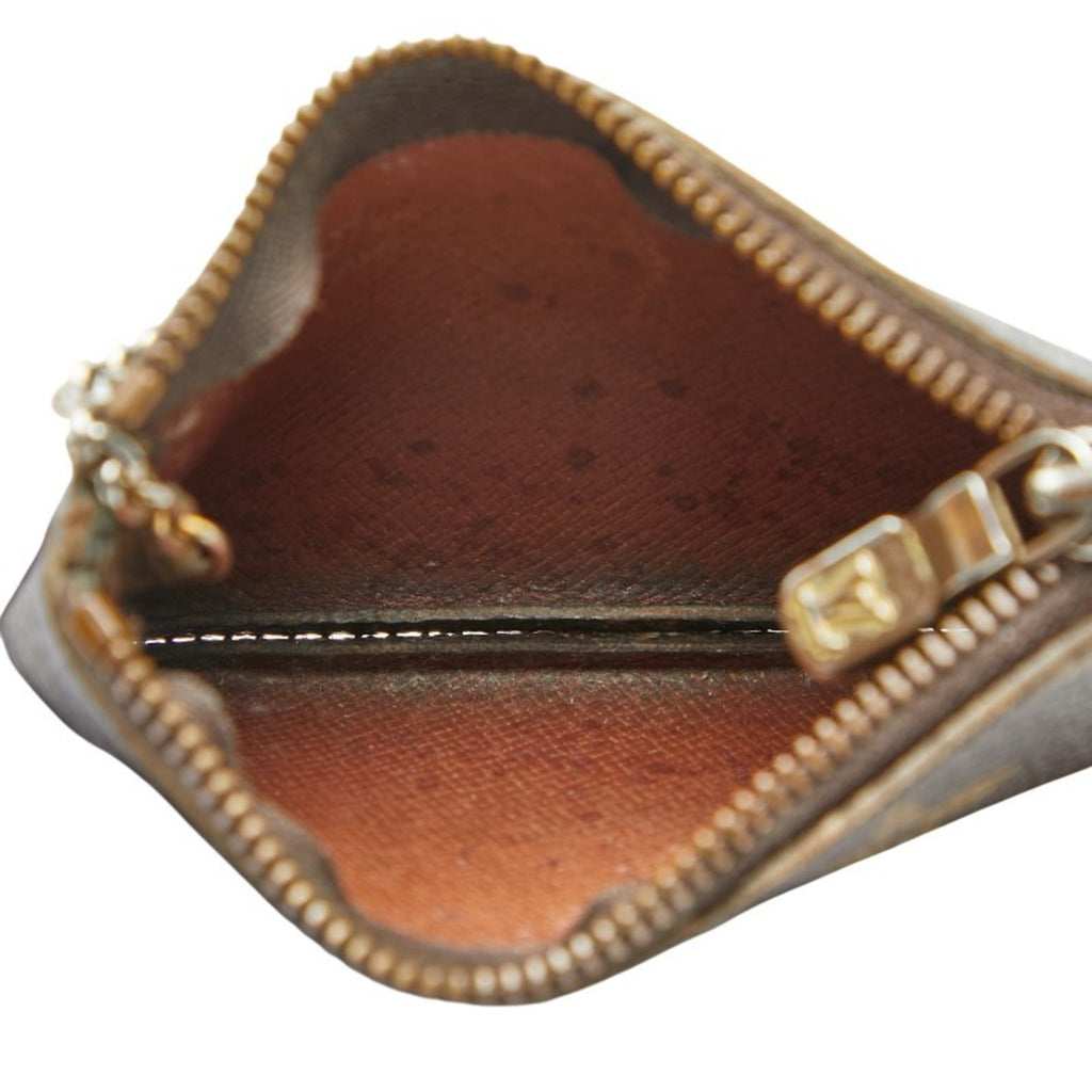 Louis Vuitton Brown Pvc Leather Coin Purse/Coin Case