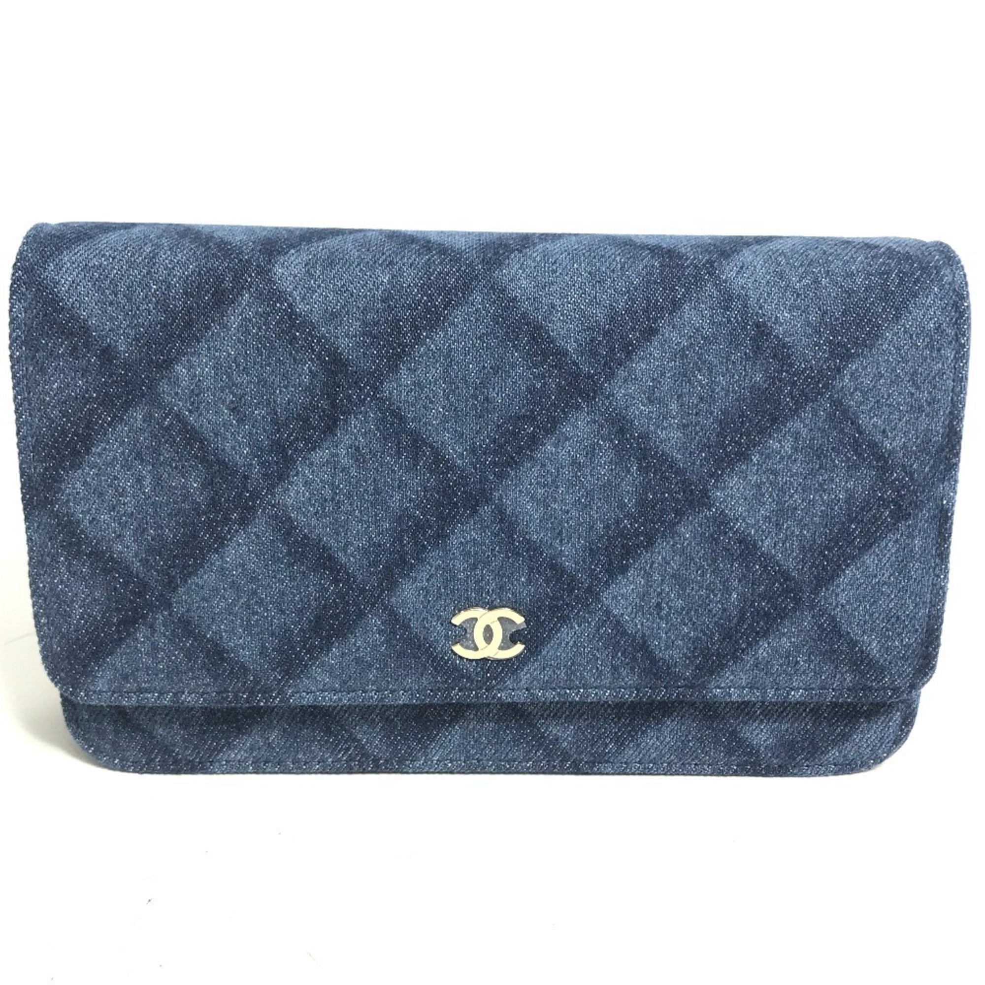 Chanel Blue Denim Shoulder Bag