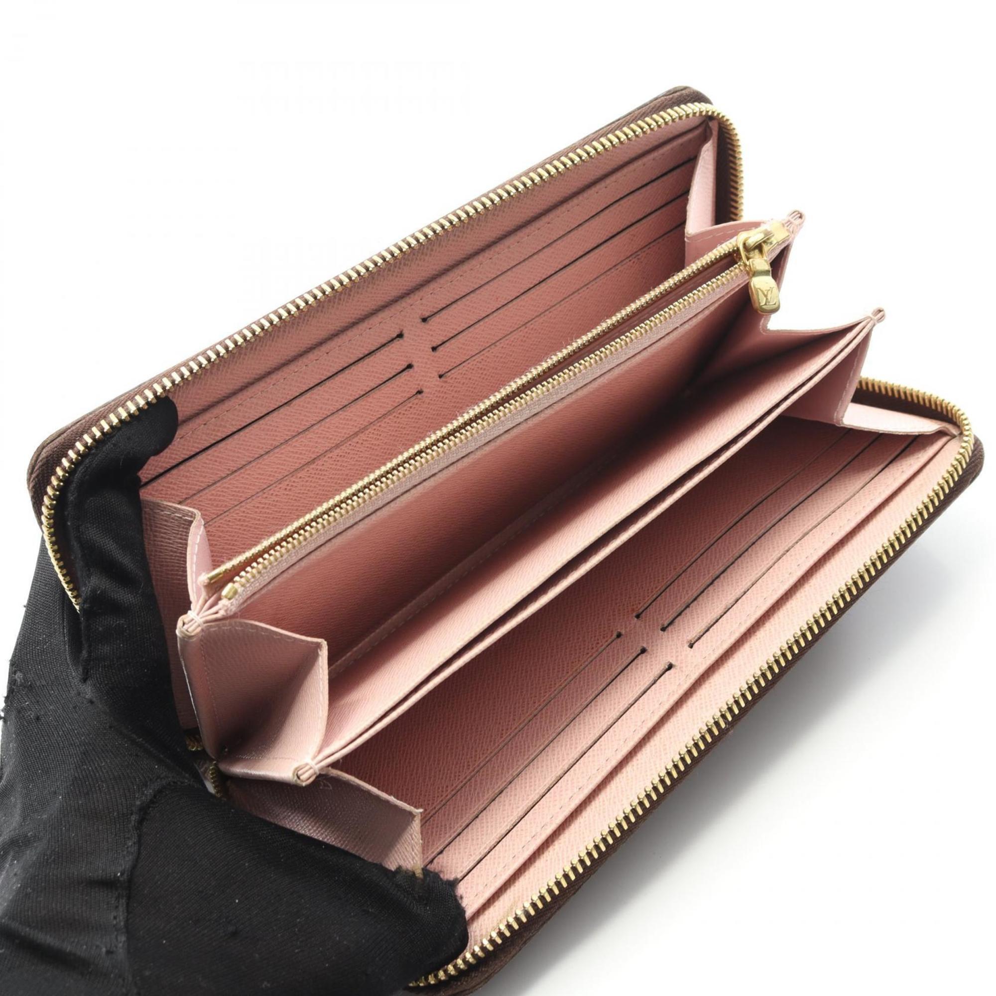 Louis Vuitton Brown Monogram Pink Rose Ballerine Monogram Long Wallet