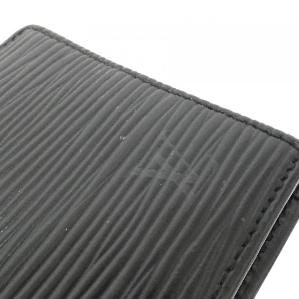 Louis Vuitton Black Leather Coin Purse/Coin Case