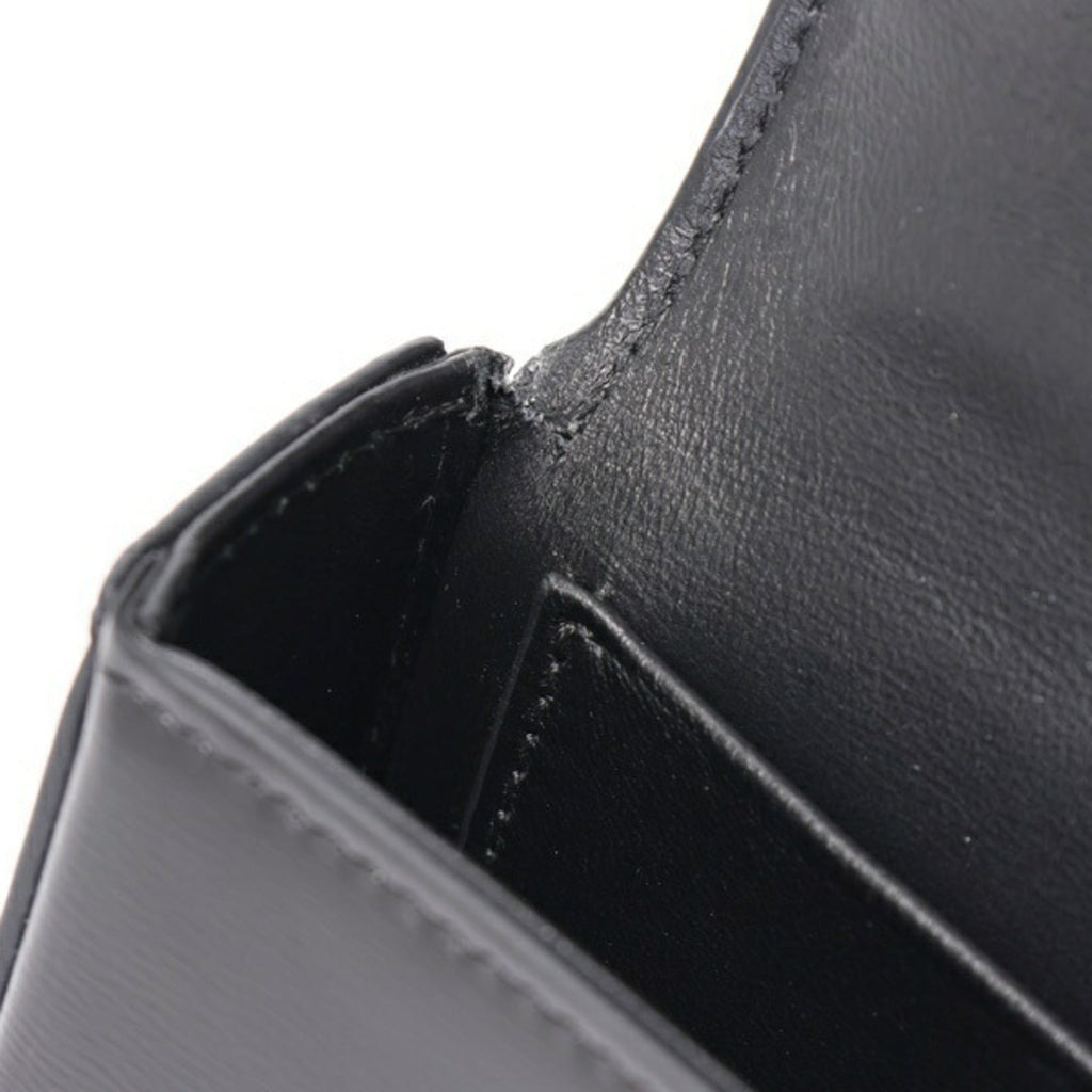 Celine Black Leather Shoulder Bag